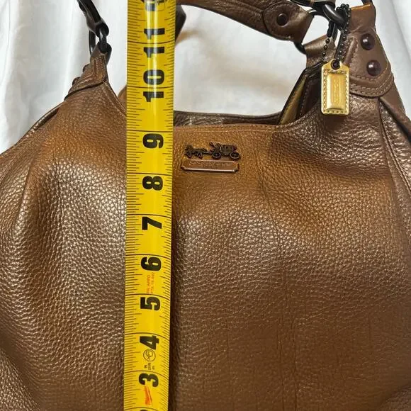 Coach Madison Maggie Bronze Metallic Leather Bag (Style 14313) - Picture 11 of 12